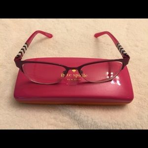 Kate spade prescription glasses with case